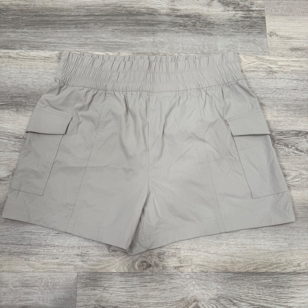 Yogalicious Trail Path Commuter Outdoor Shorts Tan Cargo Hiking Womens Medium